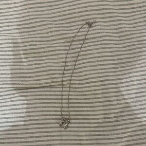 Silver Initial 'N' Necklace